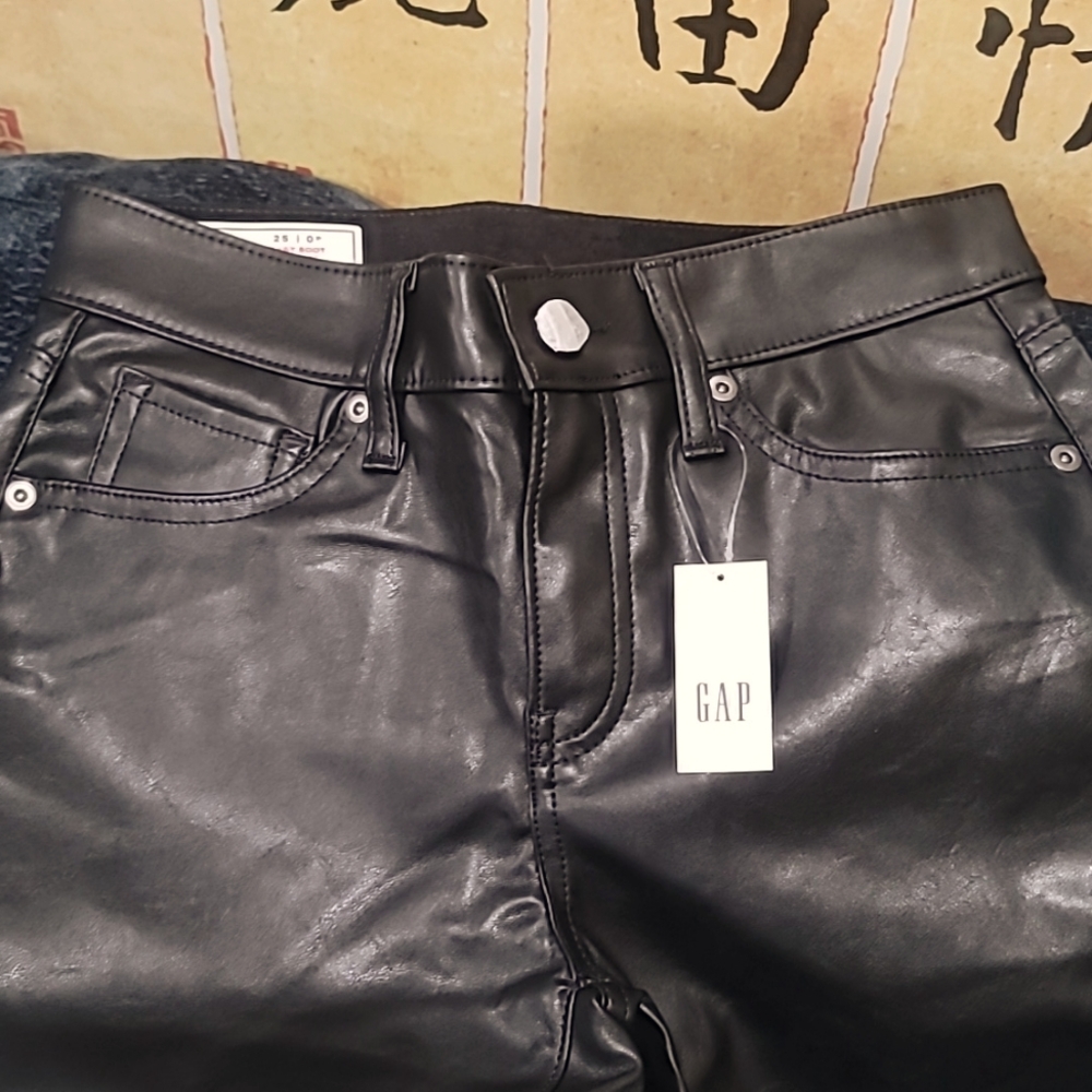 Gap pleather pants